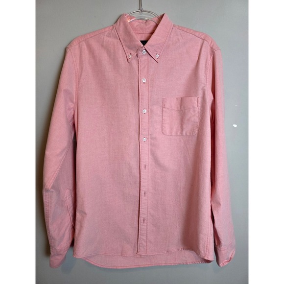 J. Crew Other - J Crew Men sz M Flex Oxford Button Down Shirt.  Coral Pink Cotton Long Sleeve